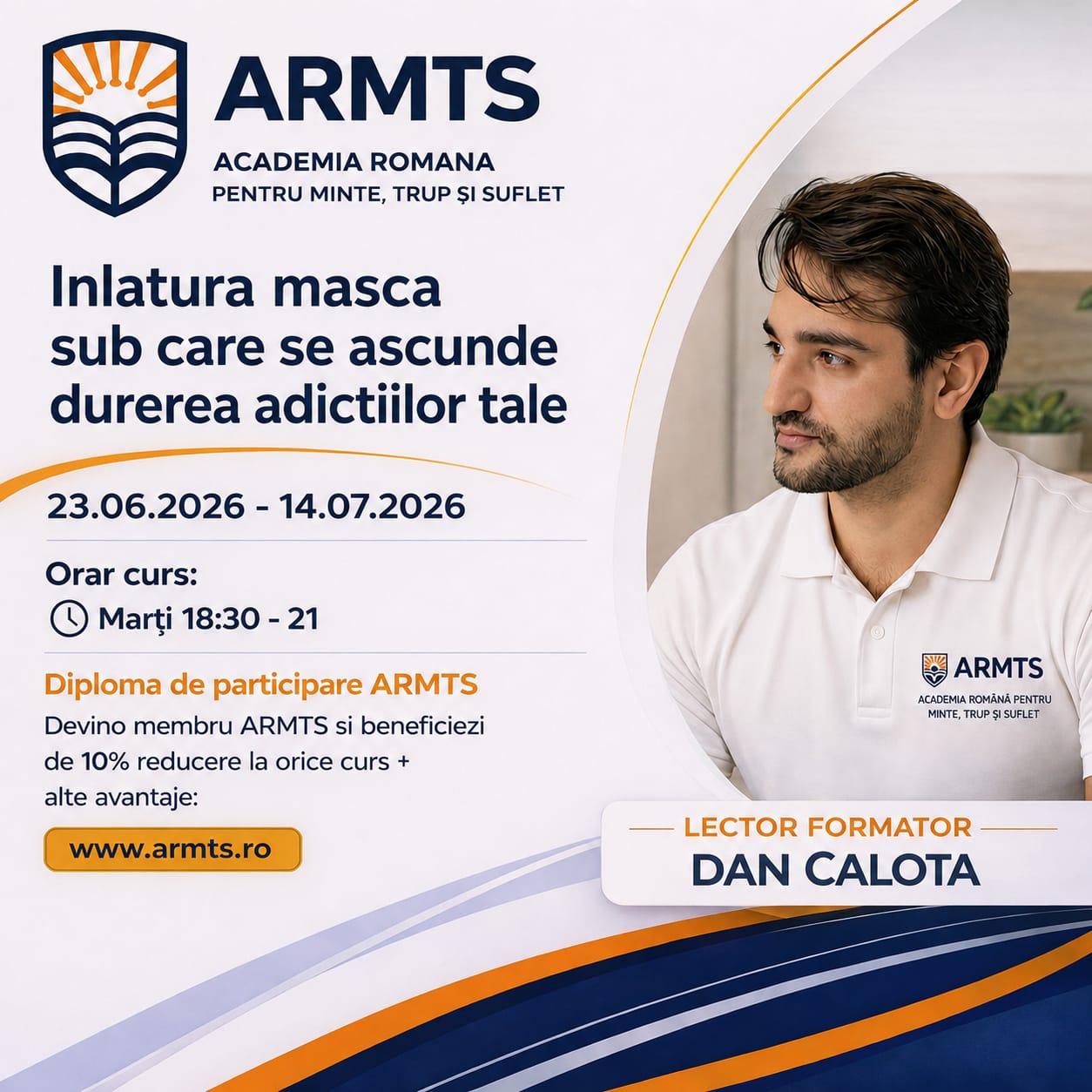 INLATURA MASCA SUB CARE SE ASCUNDE DUREREA ADICTIILOR TALE