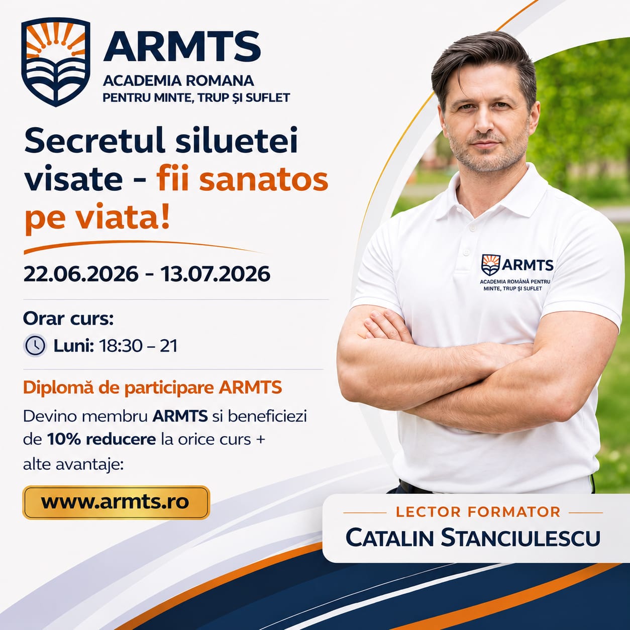 SECRETUL SILUETEI VISATE - FII SANATOS PE VIATA!